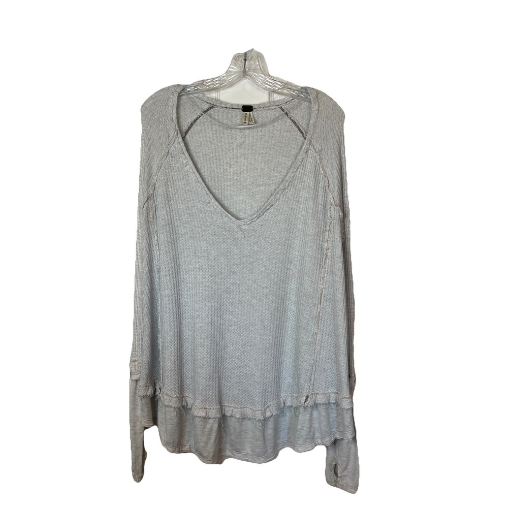 Free People We the Free Laguna Waffle Knit Tunic Thermal Size PS‎ Lagenlook
